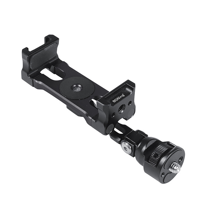 BGNING Adjustable 1/4 Screw Phone Holder Head Stabilizer phone surveillance bracket SLR Rabbit Cage