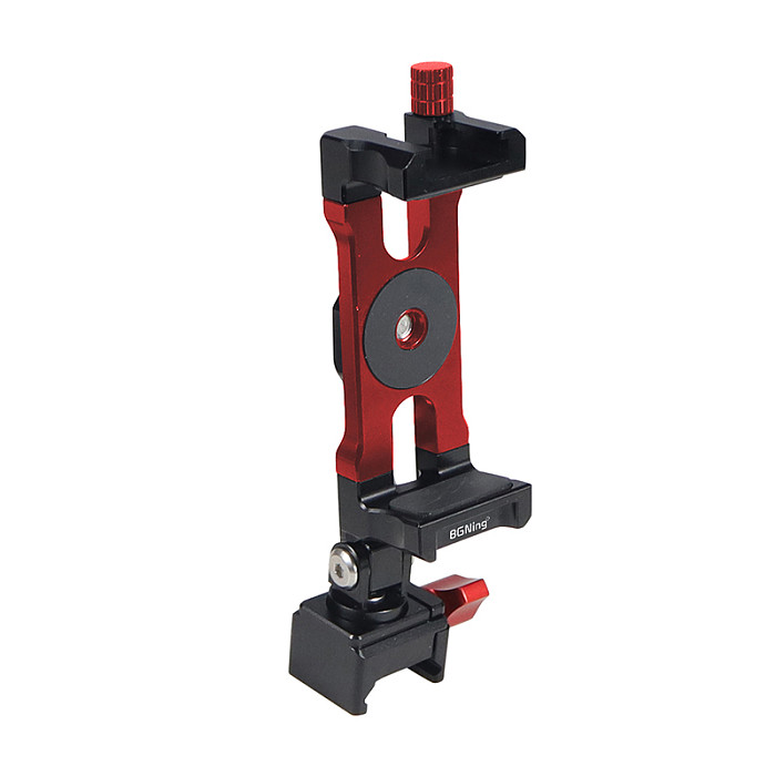 BGNING Adjustable Slider Clip Phone Holder Bracket Accessories for DJI RS2 RSC2 RS3 RS3PRO SLR Rabbit Cage Handle