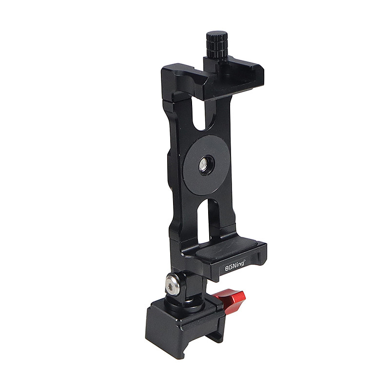 BGNING Adjustable Slider Clip Phone Holder Bracket Accessories for DJI RS2 RSC2 RS3 RS3PRO SLR Rabbit Cage Handle
