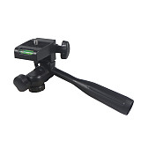 ABS Laser Level Meter Quick Release Plate Tripod Head Adapter Video Camera Gimbal Mount for DSLR Camera Photography Accessories