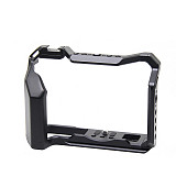 Aluminum alloy X-T5 camera rabbit cage expansion accessories camera protection frame tripod expansion platform black for Fuji X-T5 camera