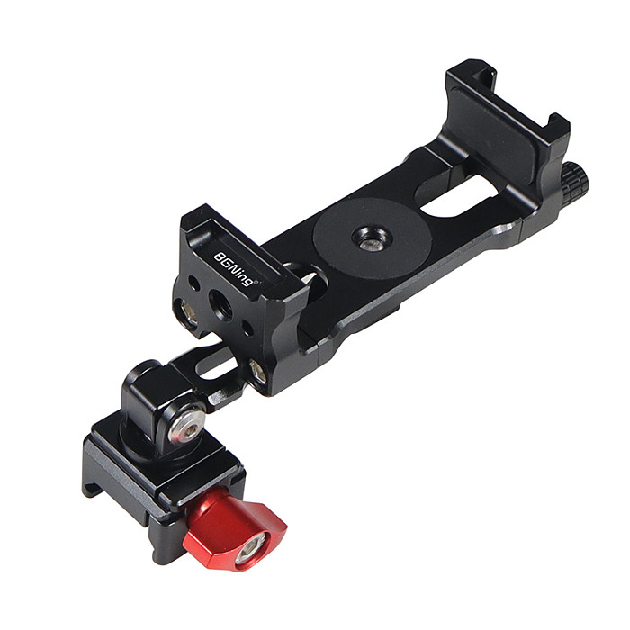 BGNING Adjustable Slider Clip Phone Holder Bracket Accessories for DJI RS2 RSC2 RS3 RS3PRO SLR Rabbit Cage Handle