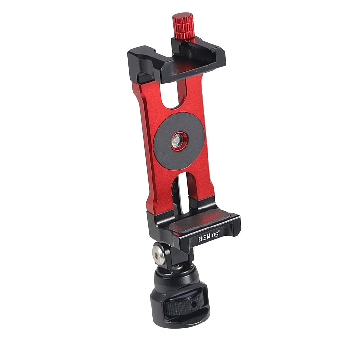 BGNING Adjustable 1/4 Screw Phone Holder Head Stabilizer phone surveillance bracket SLR Rabbit Cage