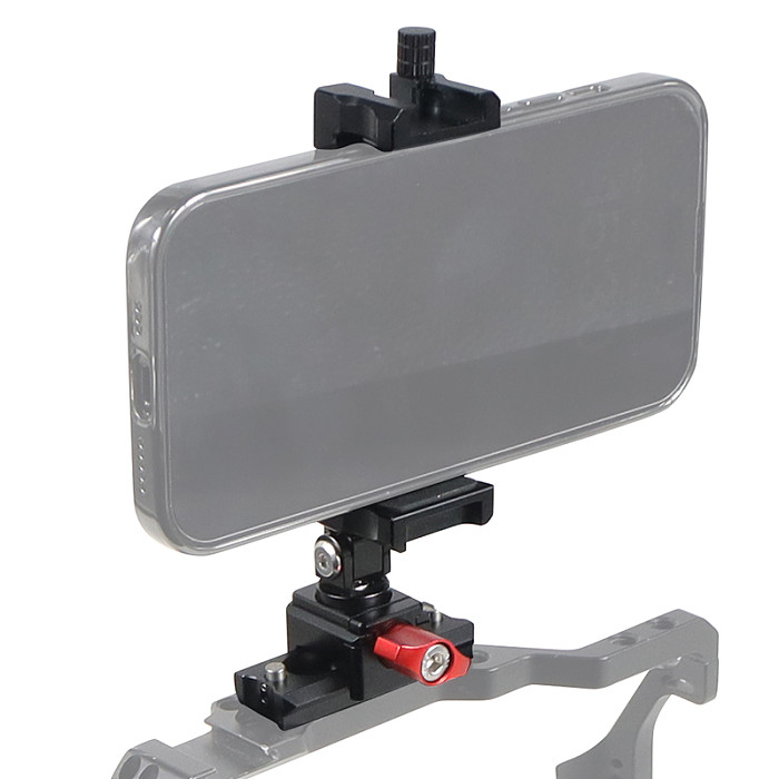 BGNING 1/4'' Quick Release Adjustable Slider Clip Phone Holder Bracket Accessories for DJI RS2 RSC2 RS3 RS3PRO SLR Rabbit Cage Handle