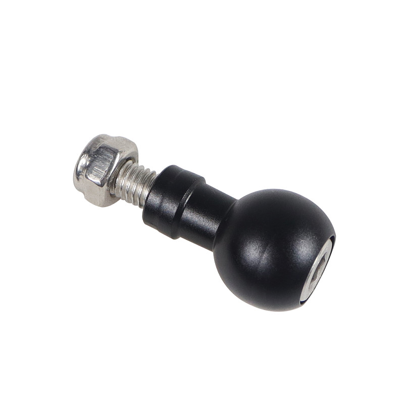 Aluminum Alloy 17mm Ballhead Adapter to 1/4  Screw Hole Mount Holder for Tripod Selfie Handle Grip Stand Ball Mount Converter