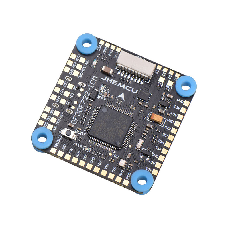 JHEMCU GF30F722-ICM Dual BEC 5V 10V OSD HD 3-8S input flight control for FPV traversers