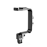 Aluminum Alloy Action Camera Live Vlog Video Shooting Bracket with Cold Shoe Mount for Gopro 11 10 9 8 Cage Rig Protective Frame