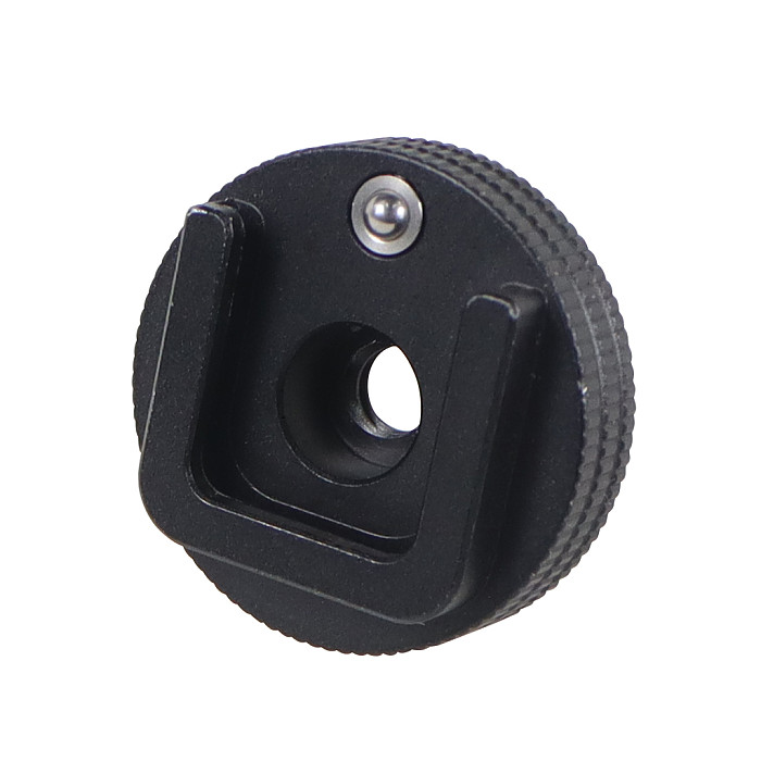 Screw hot and cold shoe mount flash light microphone adapter for tripod ball head SLR camera cage accessories