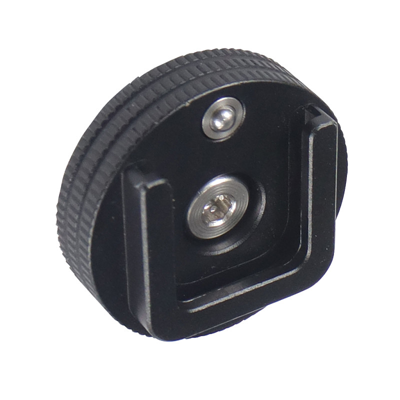 Tripod screw anti-drop hot and cold shoe mount flash light microphone adapter black for ball head SLR camera rabbit cage accessories