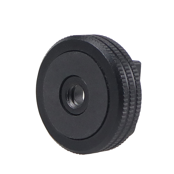 Screw hot and cold shoe mount flash light microphone adapter for tripod ball head SLR camera cage accessories