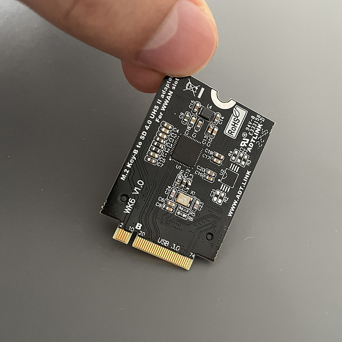 ADT-Link Laptop M.2 B Key to SD 4.0 Converter Board Support SD4.0 UHS-II Notebook WWAN 4G Slot to SD Network Card Adapter