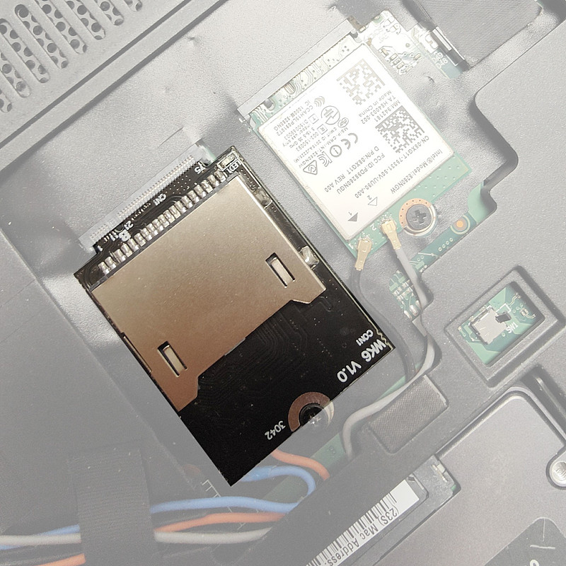 ADT-Link Laptop M.2 B Key to SD 4.0 Converter Board Support SD4.0 UHS-II Notebook WWAN 4G Slot to SD Network Card Adapter