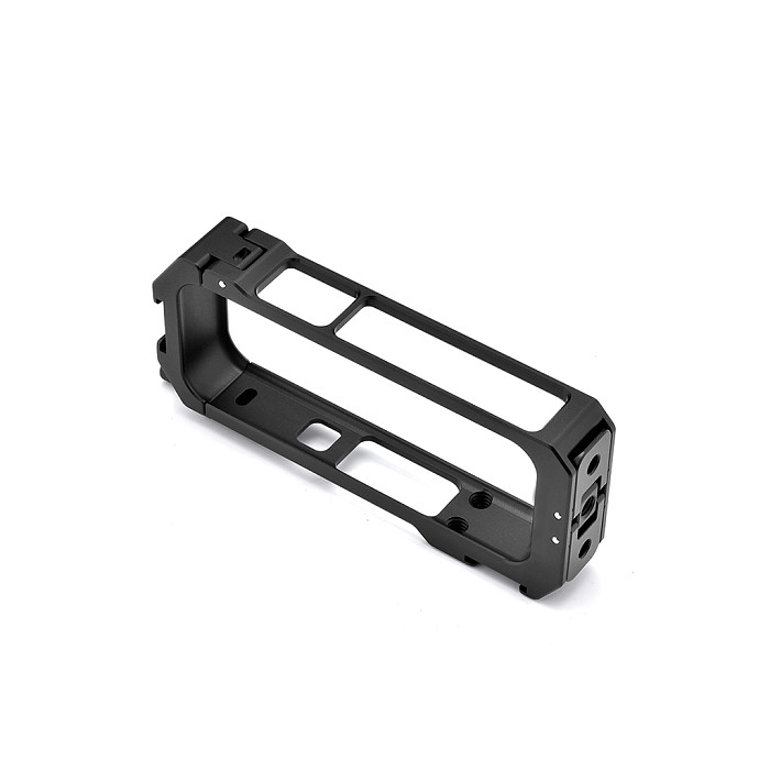 For Insta 360 X3 Action Camera Cage Rig Protective Frame with Cold Shoe Mount 1/4  Hole for Microphone Magnetic Tripod Adapter