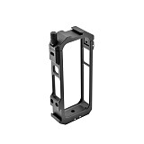 For Insta 360 X3 Action Camera Cage Rig Protective Frame with Cold Shoe Mount 1/4  Hole for Microphone Magnetic Tripod Adapter