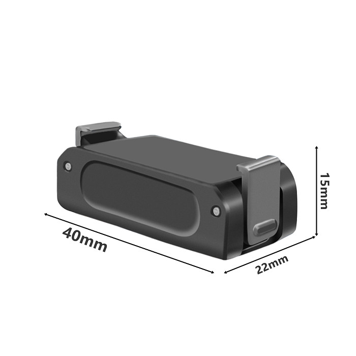 For DJI Action 5pro BGNING Aluminum Alloy Metal Quick-mounted Magnetic Mount For GOPRO Expansion Mounting Base 1/4 Interface Base 1/4 Alai Positioning 15mm Hole Spacing M3 Fixing Hole For GOPRO10/9/8/MAX