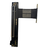 PCIE X4-16 Graphics Card Extension Cable 90 Degree PCI Express X16 Riser Card Adapter Extender PCI Express Flexible Cord