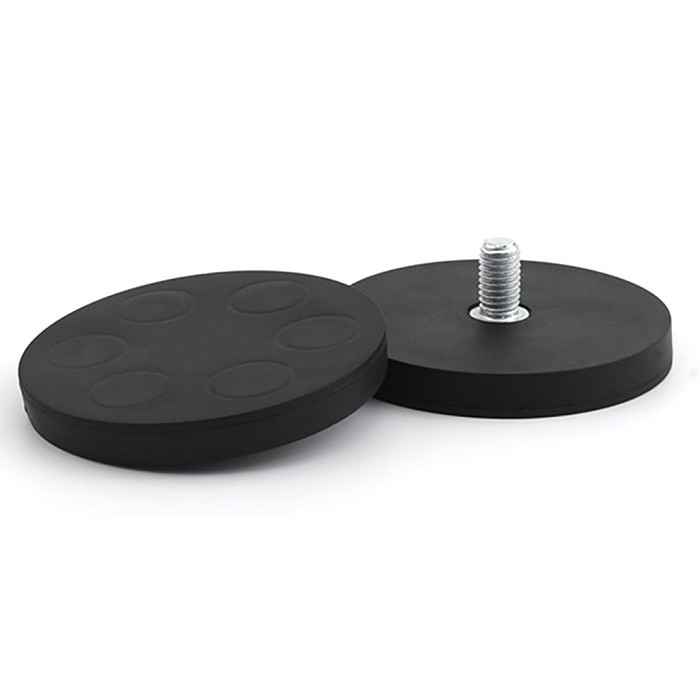 D31mm M4/M5/M6 Rubber Strong Magnetic Chuck Base Mount NdFeB Strong Magnetic Material