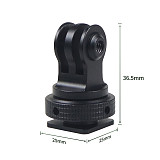 BGNING Adjustable 1/4 Screw Adapter 3/8 Hole Adapter Cold Shoe for GOPRO11/GOPRO all series/Dajik Osmo Action