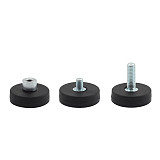 D22mm M3/M4/M5/M6 Rubber Strong Magnetic Chuck Base Mount NdFeB Strong Magnetic Material