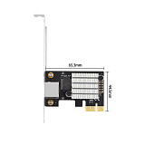 Intel I225 Chips 100/1000M/2500M RJ45 Network adapter PCIe PCI Express 2.5g Gigabit Etherent Network Lan Card