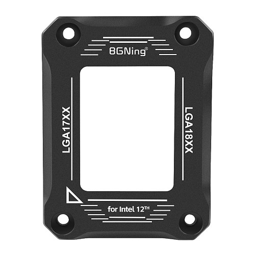 BGNING Aluminum Alloy Desktop Computer GEN 12/13/14/15/16 CPU Anti-bending Mounting Bracket Protection Frame For 12-generation CPU i3/i5/i7