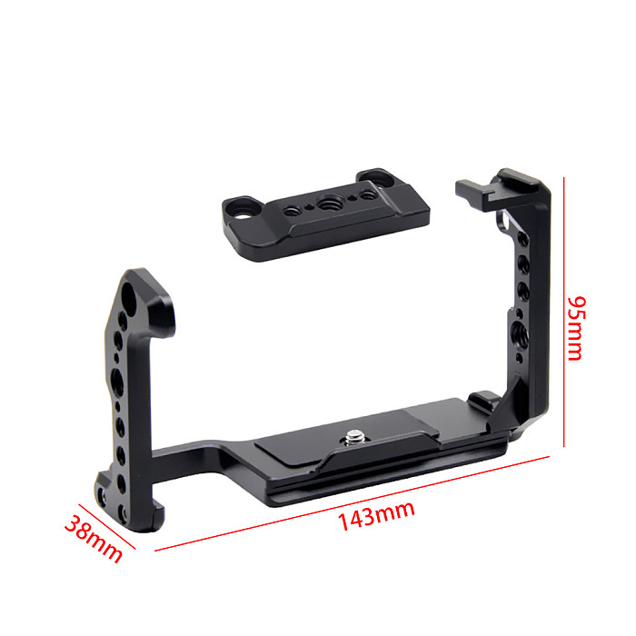 Aluminum Alloy Handheld Video Camera Cage for Sony FX30 / FX3 Full Protective Dslr Cage Rig