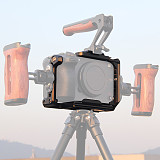 Aluminum Alloy Handheld Video Camera Cage for Sony FX30 / FX3 Full Protective Dslr Cage Rig