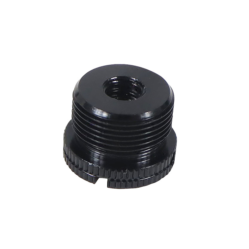 Mic Stand Conversion Screw 1/4  Female to 5/8  Male Thread Aluminum Alloy 5/8-11 for Laser Tripod 5/8-27 for Microphone Adapter