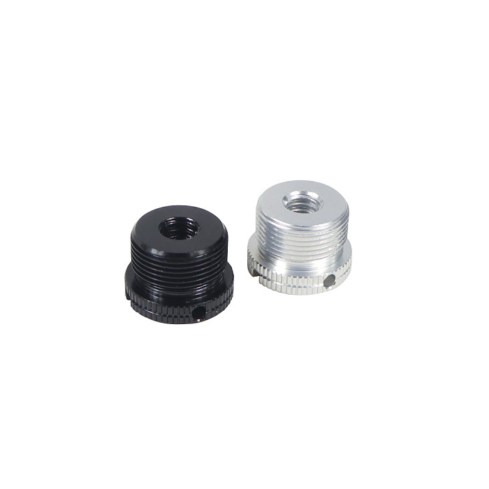 Mic Stand Conversion Screw 1/4  Female to 5/8  Male Thread Aluminum Alloy 5/8-11 for Laser Tripod 5/8-27 for Microphone Adapter