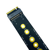 M.2 Slot Protection Card M.2 M Key Slot to M2 Key M for NVMe+SATA Protocol Adapter Card Riser 22110 SSD PCIe 4.0 Gen4 ALL PIN