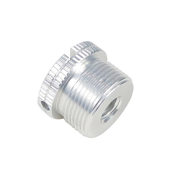 Mic Stand Conversion Screw 1/4  Female to 5/8  Male Thread Aluminum Alloy 5/8-11 for Laser Tripod 5/8-27 for Microphone Adapter