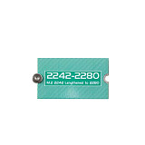M2 SSD extension rack M.2 NVME extension board is suitable for 2230 to 2242 bracket 2260