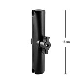 Aluminum Double Socket Extension Arm for Ram Mount 1  Ball Head Base Adapter for Gopro Insta360 Bicycle Motorcycle Phone Holder