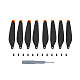 Sunnylife Flexible Propellers 6030F Prop for DJI Mini 3 Pro/ Mini 3 Double Sided Colored Portable Lightweight Quiet Flight Paddle