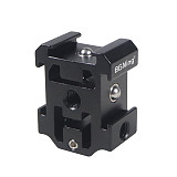 BGNing1/4 Screw Hole To Three-head Cold Shoe Slot Expansion Fitting Locking Screw Hole For Tripod/Self-timer Rod/ Fight/Microphone Accessories