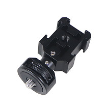 BGNing Three-head Cold Shoe To 1/4 Screw Expansion Bracket Can Be Reinforced And Locked 1/4 Screw For Cold Shoe And Hot Shoe Base Microphone Accessories