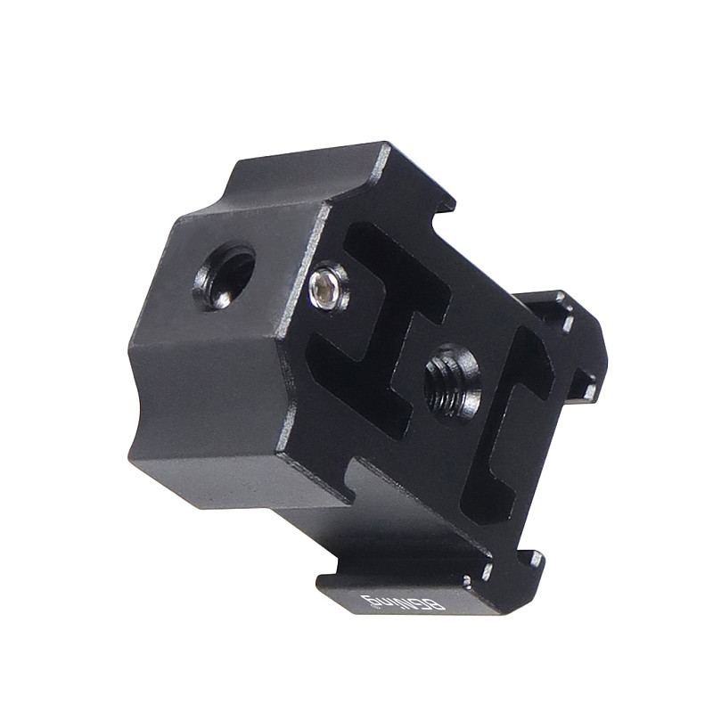 BGNing1/4 Screw Hole To Three-head Cold Shoe Slot Expansion Fitting Locking Screw Hole For Tripod/Self-timer Rod/ Fight/Microphone Accessories