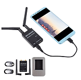 Skydroid UVC Single /Dual Antenna Control Receiver OTG 150CH 5.8G Full Channel FPV Receiver W/Audio for Android Smart Phone PC M