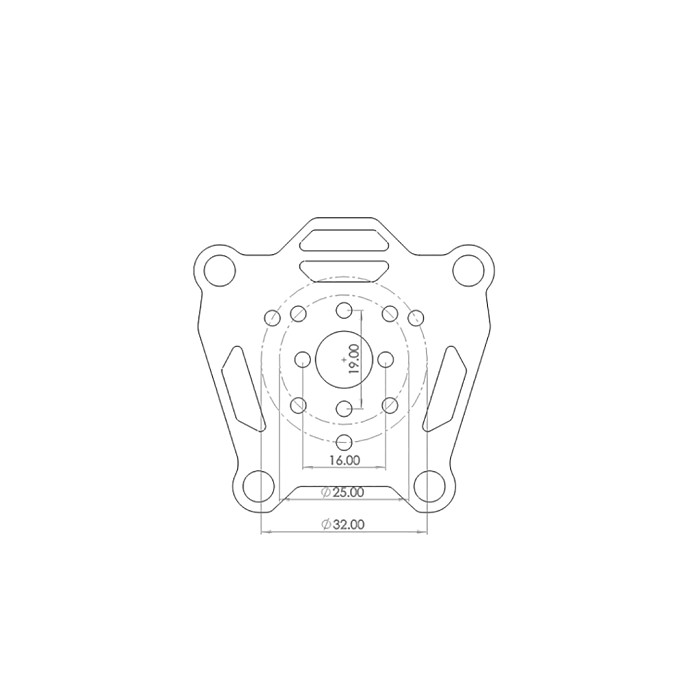 Tarot Motor Mount Metal 20mm TL4Q005 for DIY Drone Frame Clamp Mount