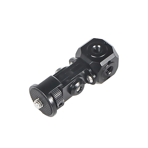 For GoPro13 Aluminium multi-screw to 1/4 adjustable metal adapter Anti-reverse mounting screw 1/4 3/8 arri positioning