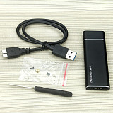 USB3.0 Metal NGFF Solid State SSD Serial Port SATA Protocol to External M.2 Mobile Hard Disk Case MN02