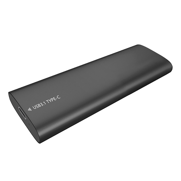 M.2 Dual Protocol Metal External Hard Disk Cartridge 10Gbps USB3.1Type-C Supports NGFF/MVMe TP06