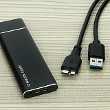 USB3.0 Metal NGFF Solid State SSD Serial Port SATA Protocol to External M.2 Mobile Hard Disk Case MN02
