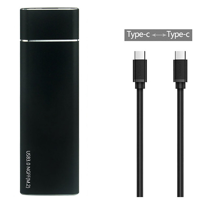USB3.0 Metal NGFF Solid State SSD Serial Port SATA Protocol to External M.2 Mobile Hard Disk Case MN02