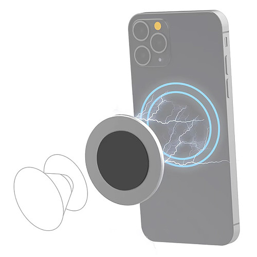 Aluminum Magnetic Mobile Phone Bracket Holder Smarphone Holder For Phone Holder Car Center Sticker Holder Wall Stickers For 14/13/12