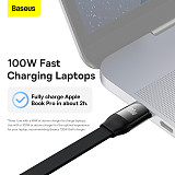 Baseus Adapter 100W 3 in 1 USB C To Micro Type-C Apple Charger Fast Charging Data Cable Adapter