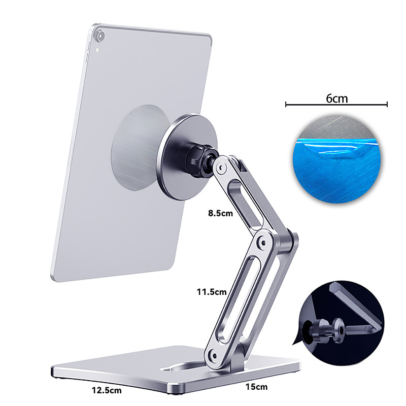 Strong Magnetic Tablet Holder for iPad Pro Xiaomi Samsung Huawei Desktop Magnet Stand Support for Apple 14 13 12 11 Accessories
