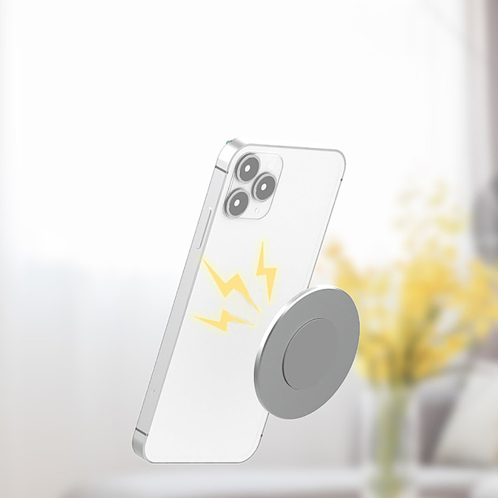 Aluminum Magnetic Mobile Phone Bracket Holder Smarphone Holder For Phone Holder Car Center Sticker Holder Wall Stickers For 14/13/12