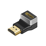 HDMI-Compatible Female To Female Adapter 4K8k HD HDMI-Compatible Male To Female Elbow Fully Shielded Straight Connector HD Adapter