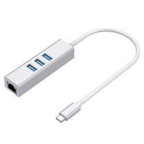 Type-c3.0 Splitter For Mobile Phone /Huawei Matebook/iPhone Macbook Dock USB C to RJ45 Gigabit Network Cable Converter